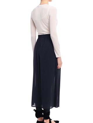 Тёмно-синие брюки MAX MARA: фото 4 - Invogue